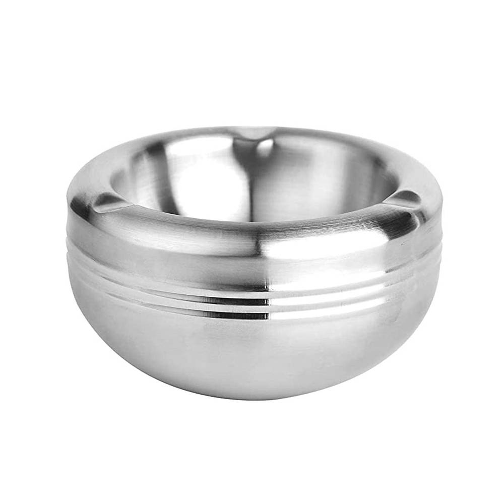 SKITCH Stainless Steel Stylish Ashtray for Cigarette Smoking for Home Car & Offices