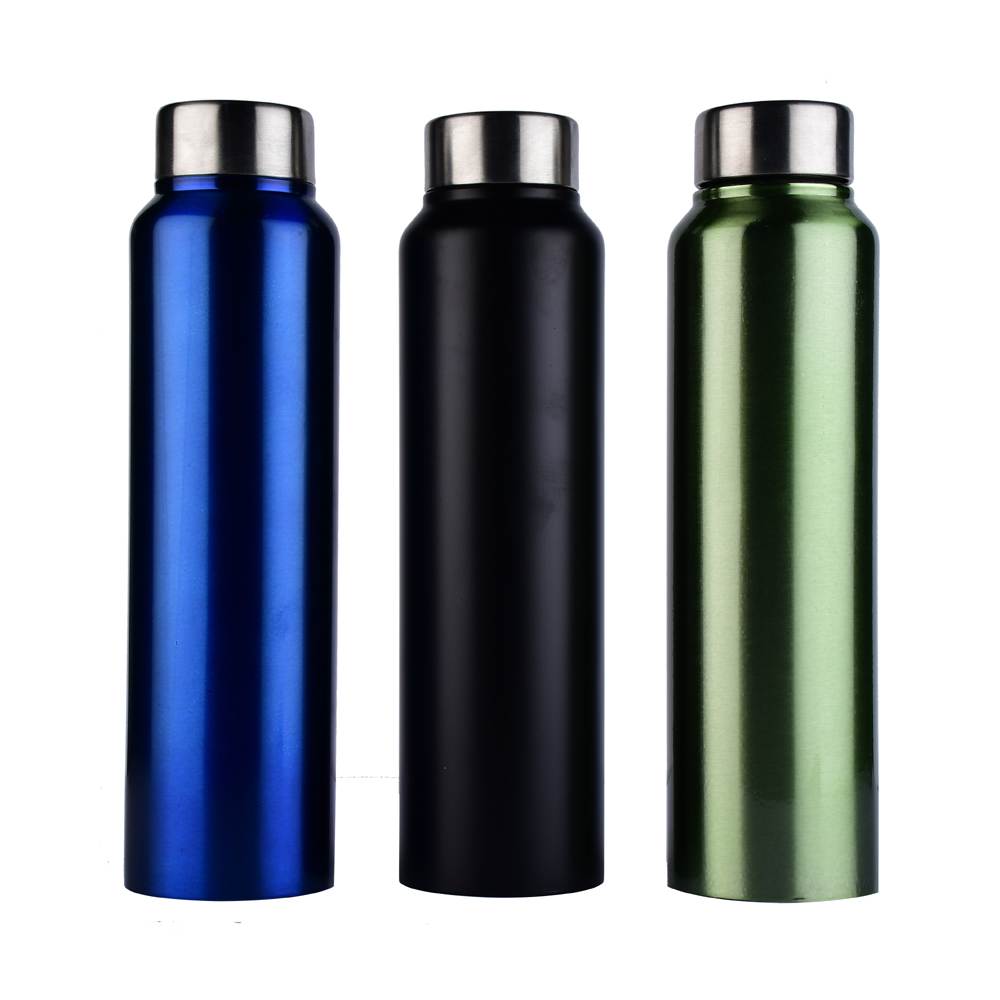 Stainless Steel water Insulated Bottle with Flip Lid 1000 ml, (Blue, Black, Green) | Leak Proof | Office Bottle | Gym Bottle | Home | Kitchen | Hiking | Trekking Bottle | Travel Bottle Set of 3