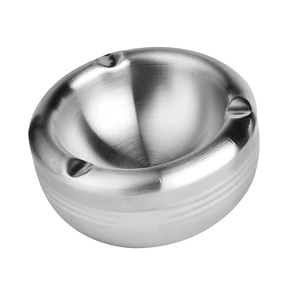 SKITCH Stainless Steel Stylish Ashtray for Cigarette Smoking for Home Car & Offices
