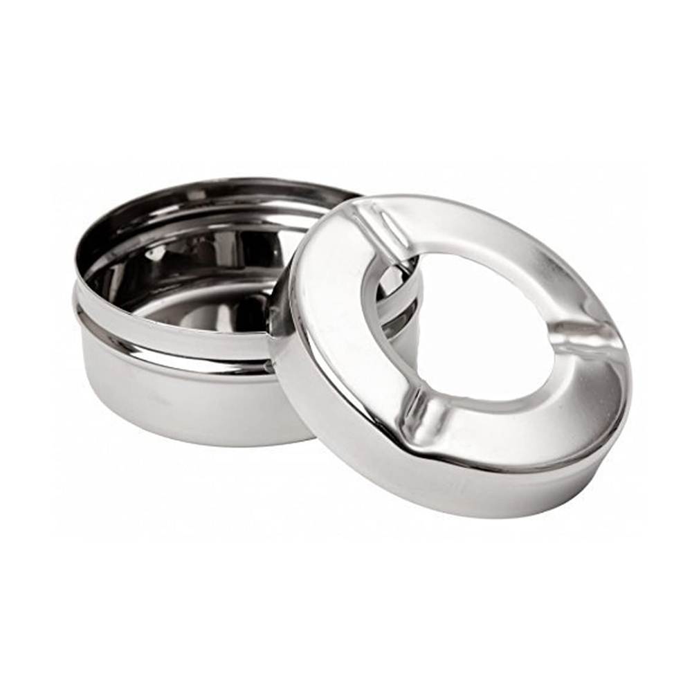 Skitch Stainless steel Cigarette Smoking Ashtray holder for Home, Office and Bar (Pack of 1)