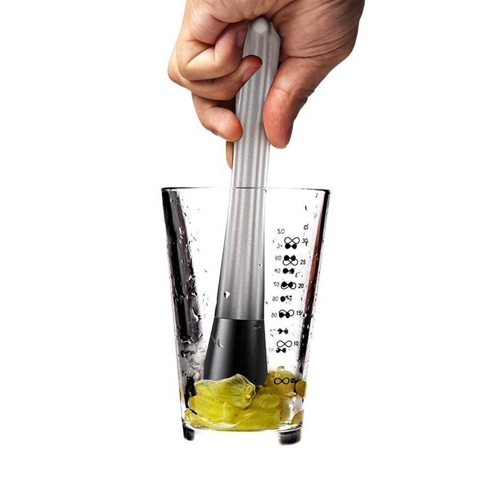 Skitch Stainless Steel Bartender Tool, Drink, Cocktail Muddler, Perfect for Home Bar for Making Delicious Cocktails, Drinks
