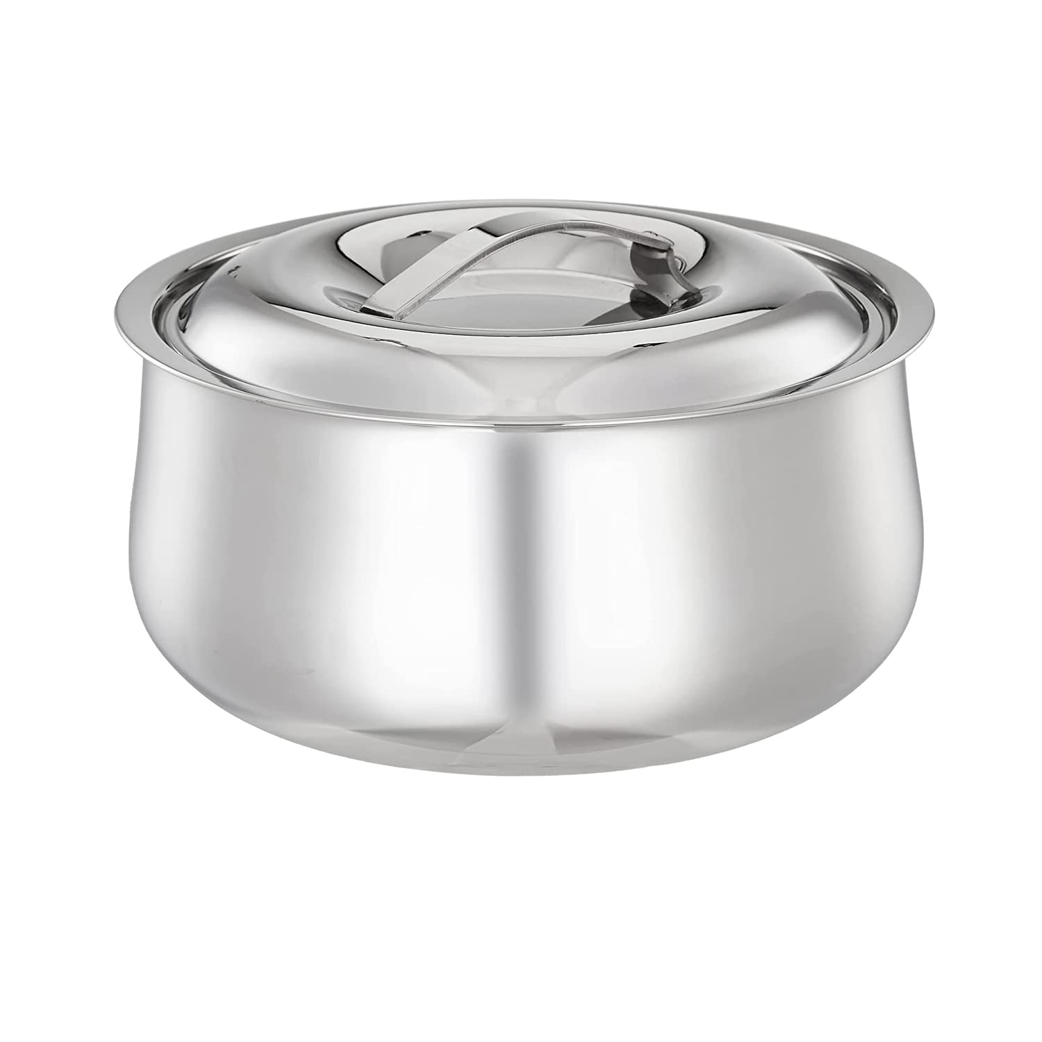 Skitch® Stainless Steel Double Wall Casserole with Lid - 1500 ml | Insulated Thermal Serving Hot Case for Hot Food