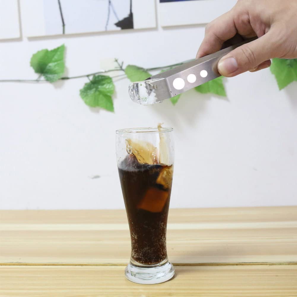 SKITCH 6 Pieces Professional Barware Combo - Cocktail & Mocktail Mixer Bar Set for Gift - Muddler, Bottle Opener, Peg Measure, Ice Cubes| Silver, Cocktail Set