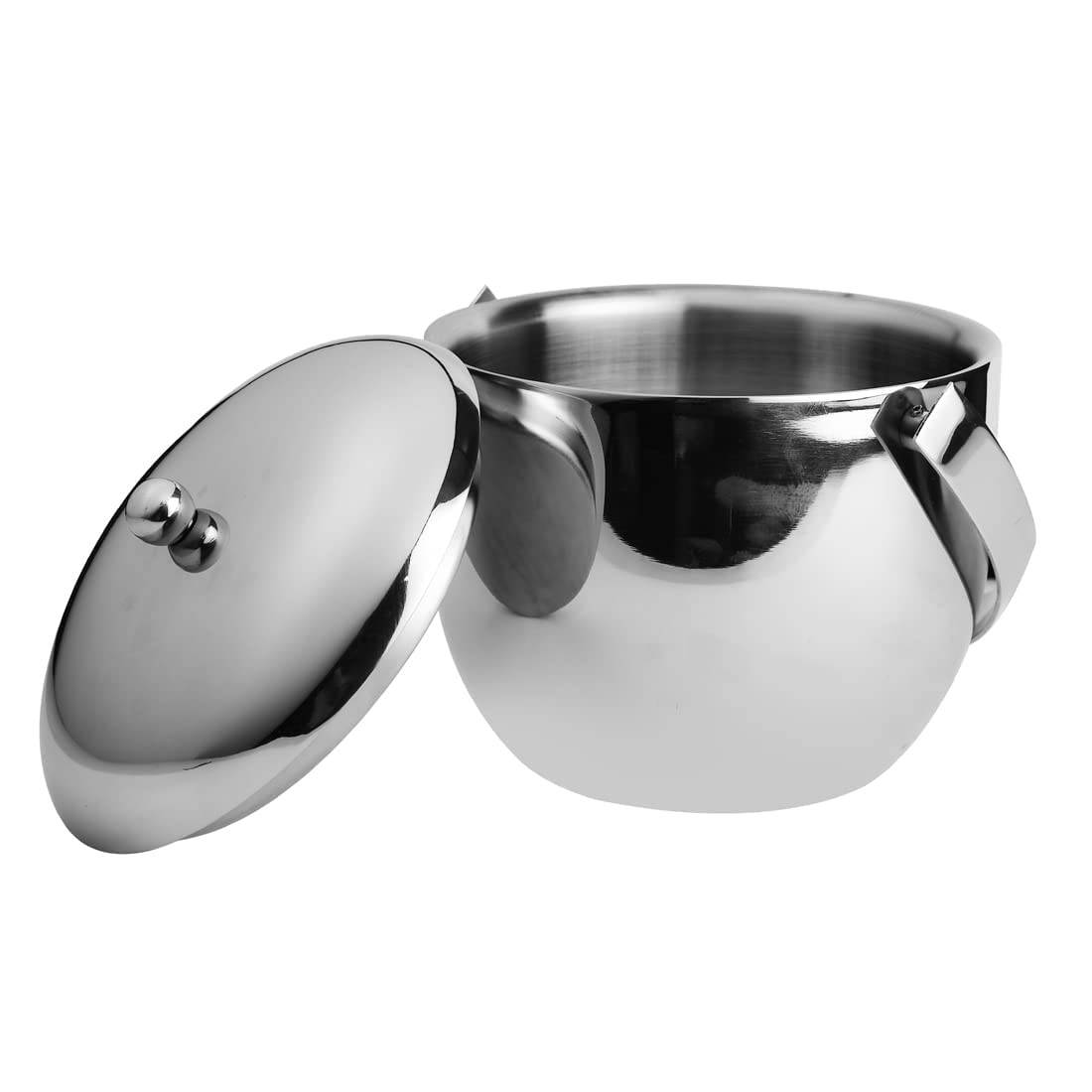 SKITCH Ice Bucket Double Wall Insulated, Apple Shaped Premium Ice Bucket. Non Magnetic, Anti Rust, Food Safe