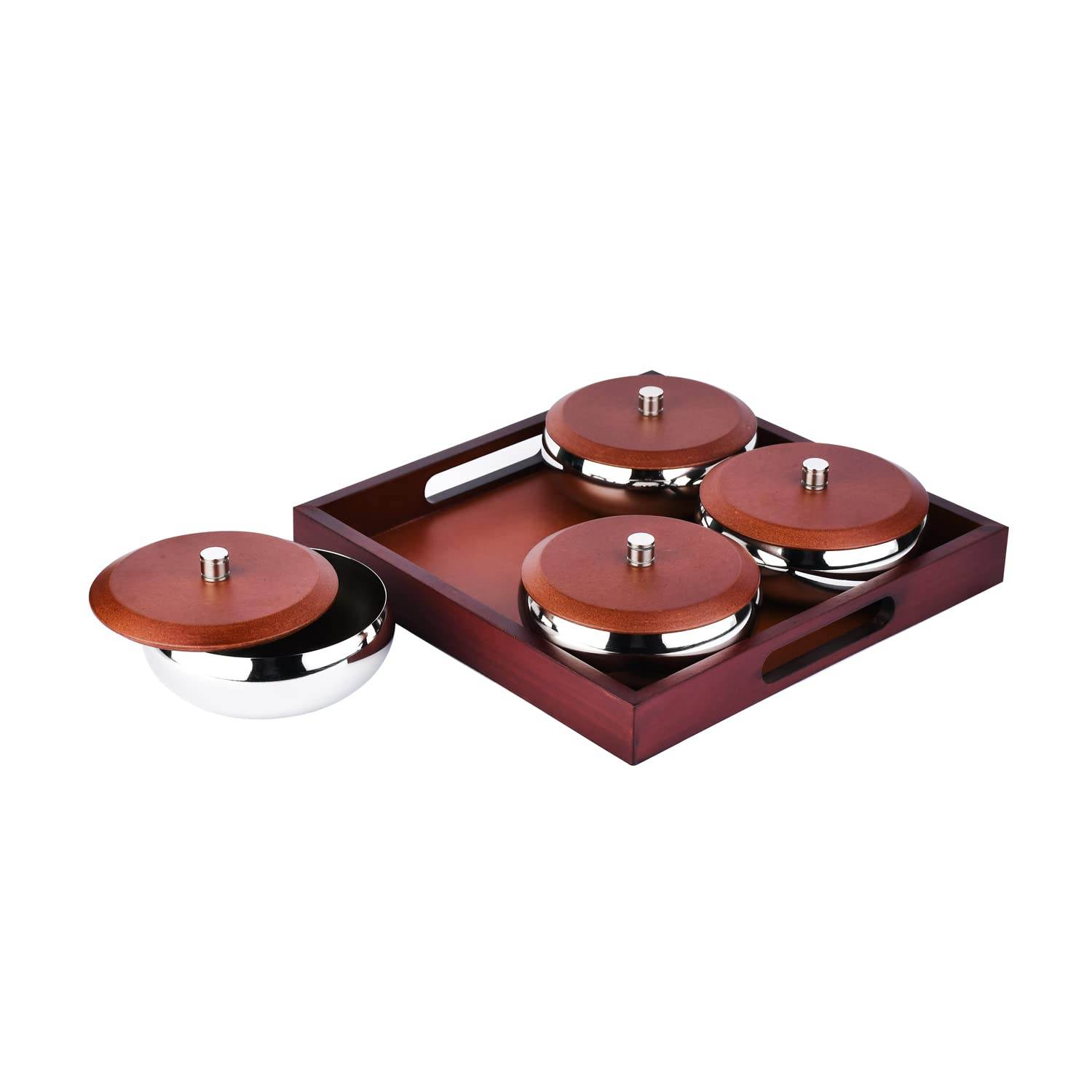 Skitch® Stainless Steel Premium Snacks Serving Bowl - Elevate Your Entertaining