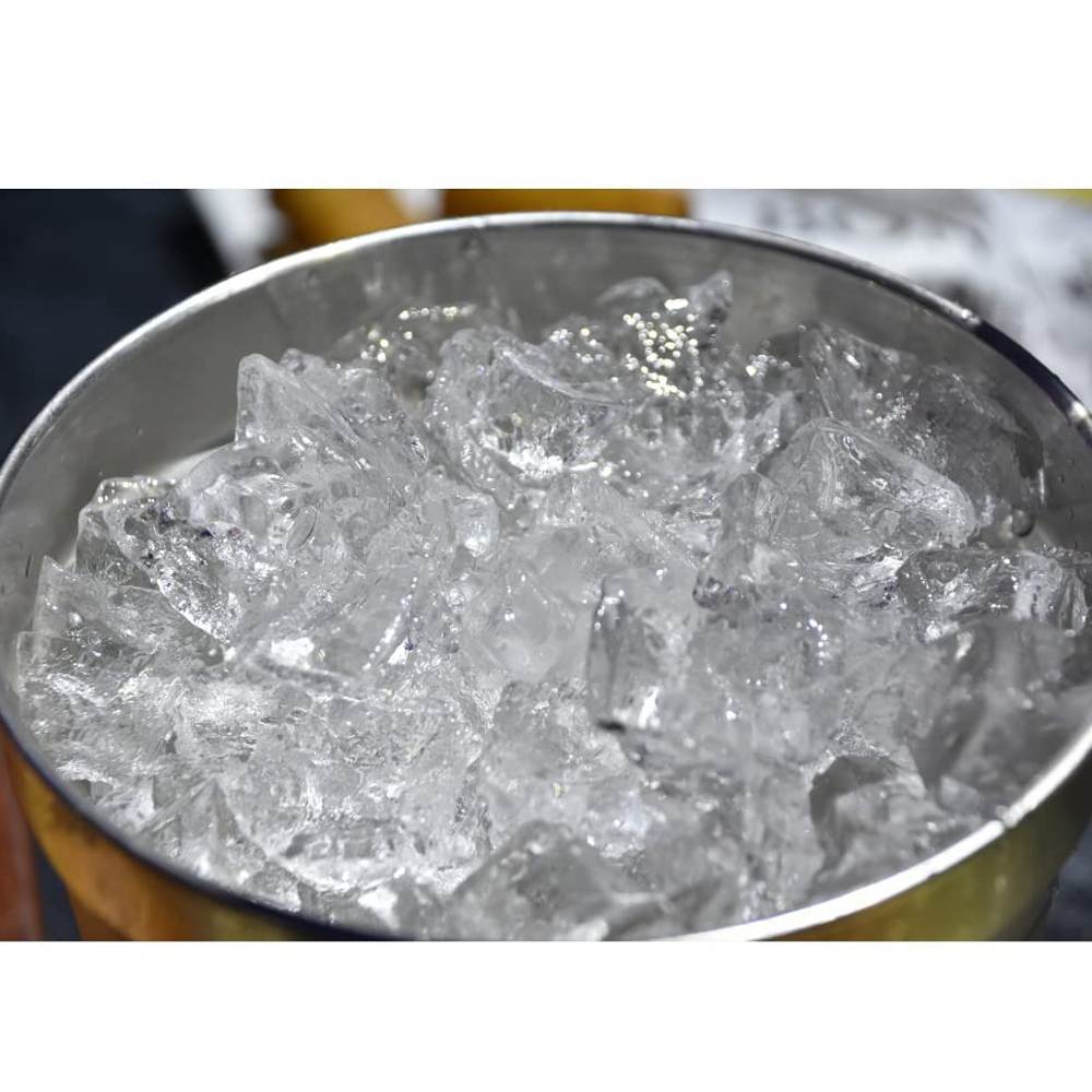 SKITCH Ice Bucket Double Wall Insulated, Apple Shaped Premium Ice Bucket. Non Magnetic, Anti Rust, Food Safe (Dark Wood)