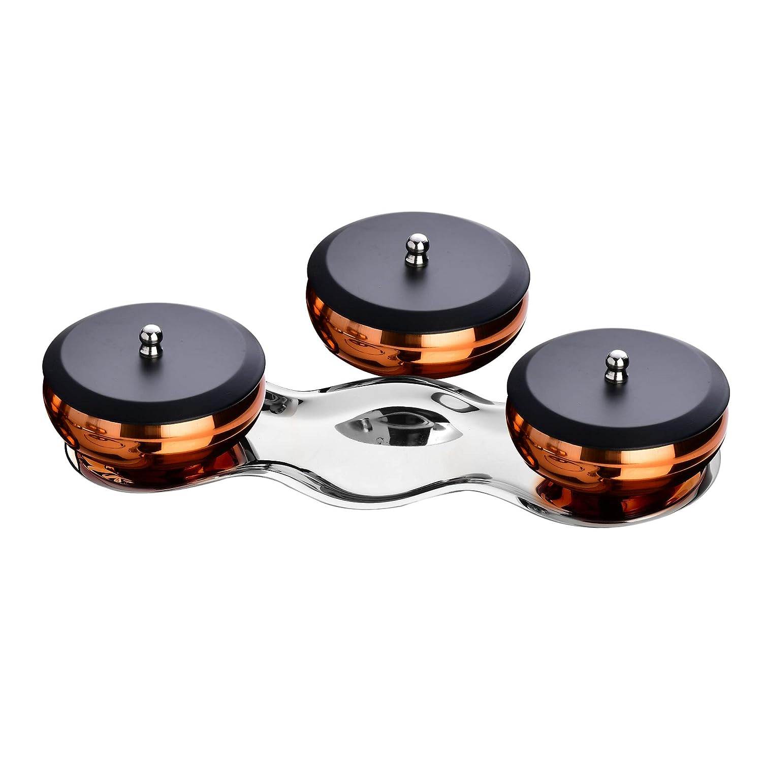 Skitch® Stainless Steel Premium Snacks Serving Bowl - Elevate Your Entertaining
