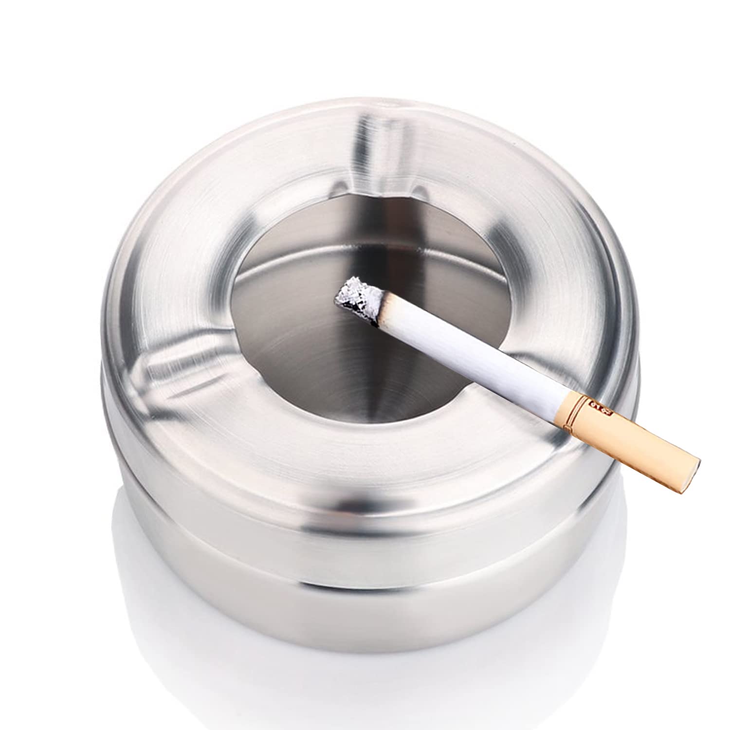 Skitch Stainless steel Cigarette Ashtray holder for Home, Office and Bar