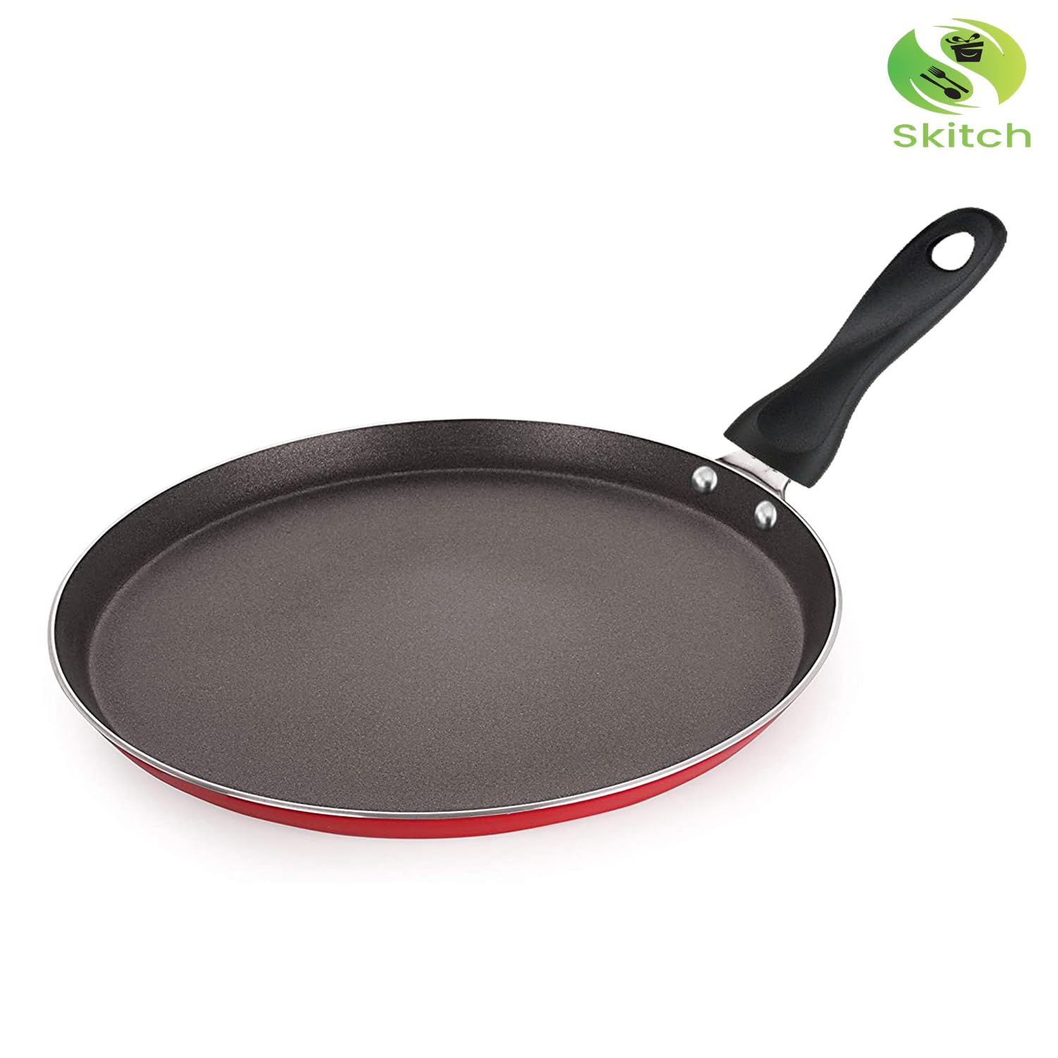 Skitch Aluminium Non Stick Dosa Tawa Induction Base Induction and Gas Stove Friendly (Dosa Tawa)