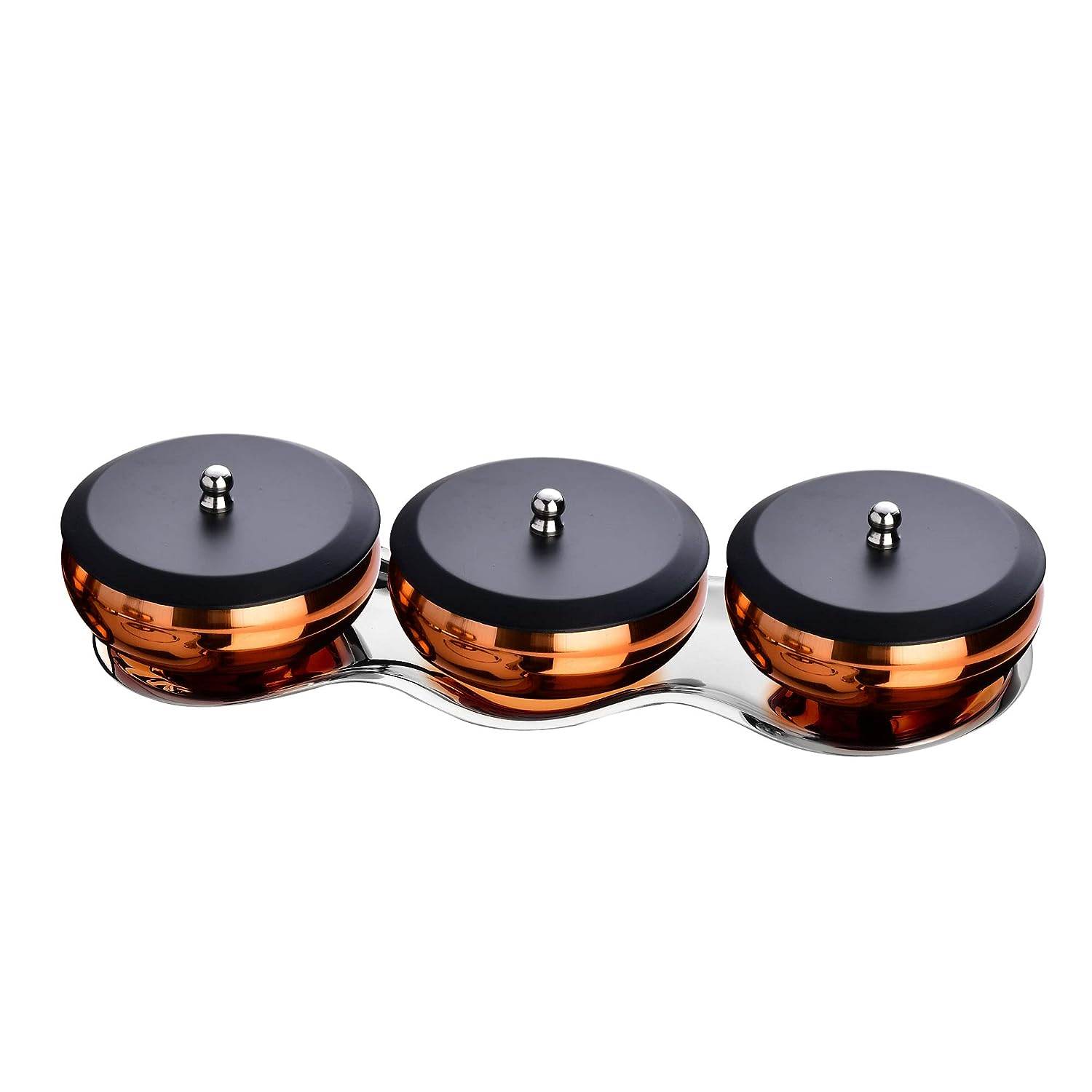 Skitch® Stainless Steel Premium Snacks Serving Bowl - Elevate Your Entertaining