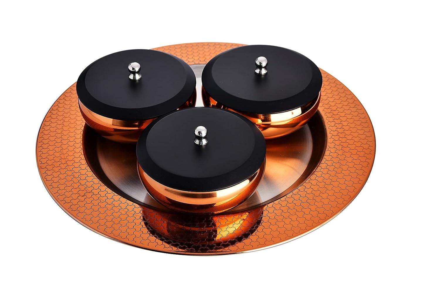 Skitch® Stainless Steel Premium Snacks Serving Bowl - Elevate Your Entertaining