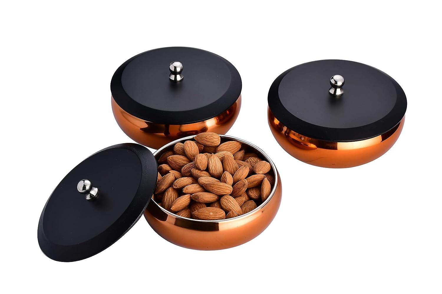 Skitch® Stainless Steel Premium Snacks Serving Bowl - Elevate Your Entertaining