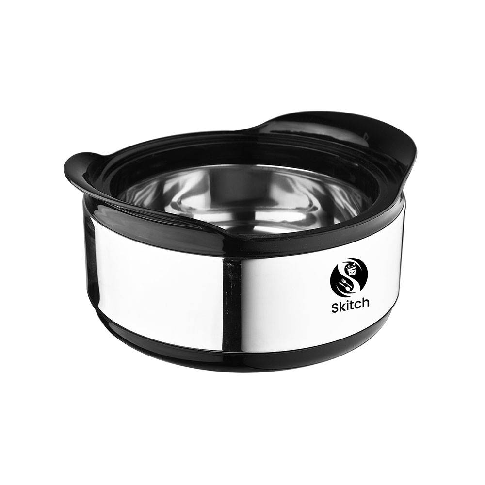 Skitch Model-1500: Butterfly Casserole for Hot Meal Service with Plastic Lid and Steel Base