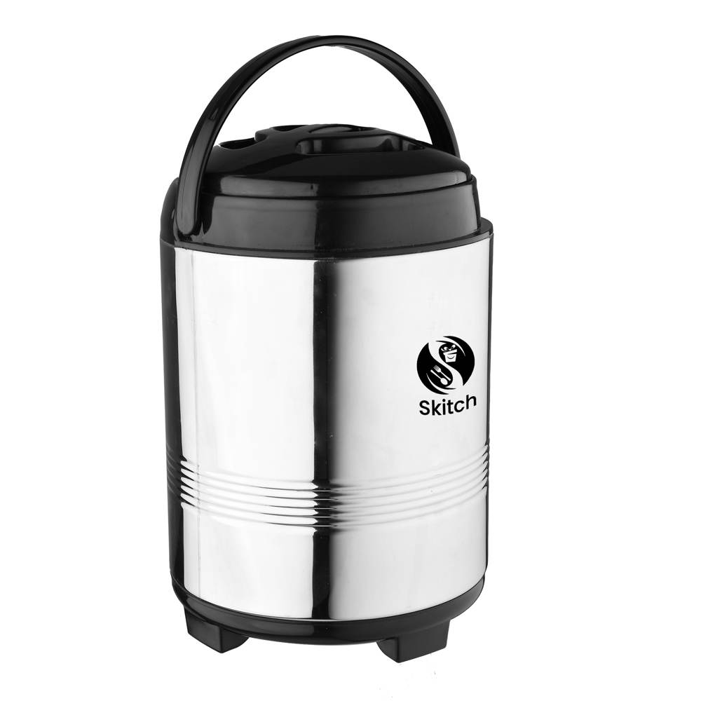 Skitch SS Lunch Box 4 Stainless Steel Lunch Box I School Lunch Box I Office I Collage Lunch Box (Large) (500gm X 4box ) 2Ltr Capacity
