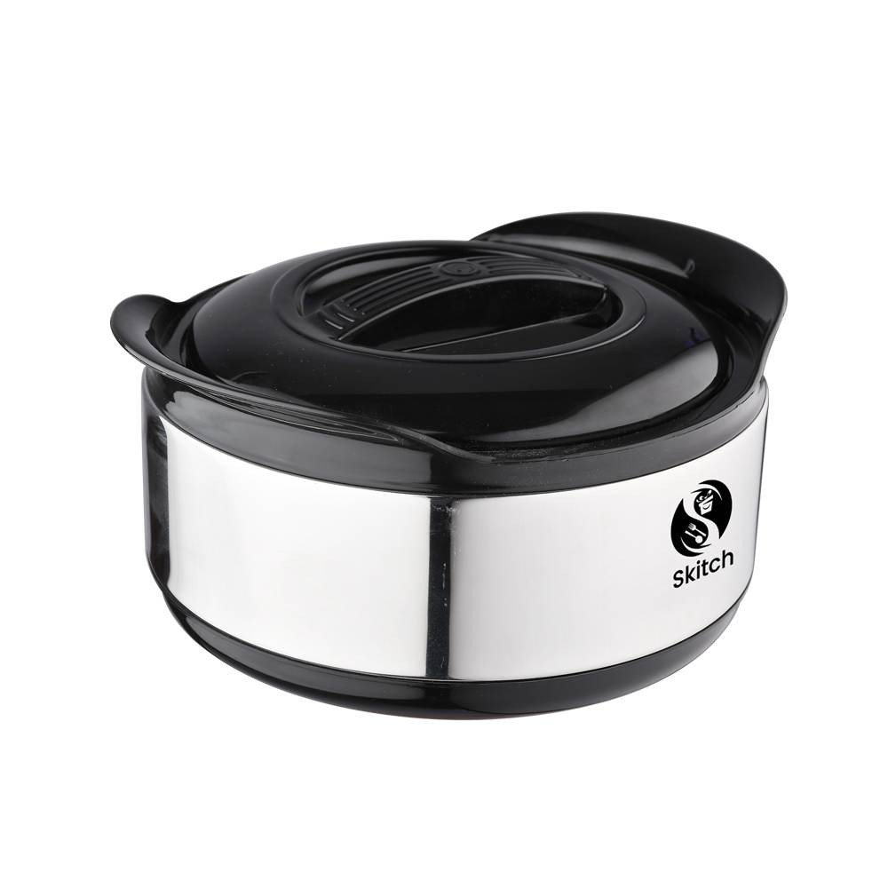 Skitch Model-1500: Butterfly Casserole for Hot Meal Service with Plastic Lid and Steel Base