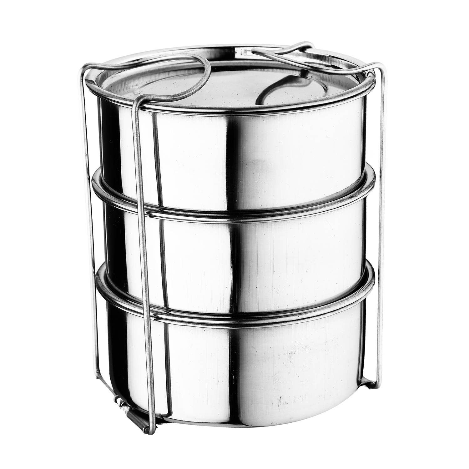 Skitch SS Lunch Box 3+1 Stainless Steel Lunch Box I School Lunch Box I Office I Collage Lunch Box (Medium)